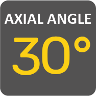 Angolo assiale 30°