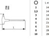 Specifiche tecniche set chiavi a t 65101105